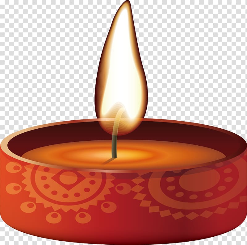Candle With Light Candlestick, Bright Candles transparent background PNG clipart
