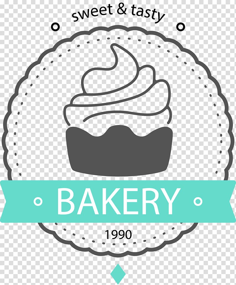 Cupcake Birthday cake Torte, Simple Cupcakes, Bakery logo transparent background PNG clipart