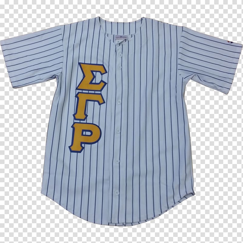 T-shirt Baseball uniform Jersey Pin stripes, T-shirt transparent background PNG clipart