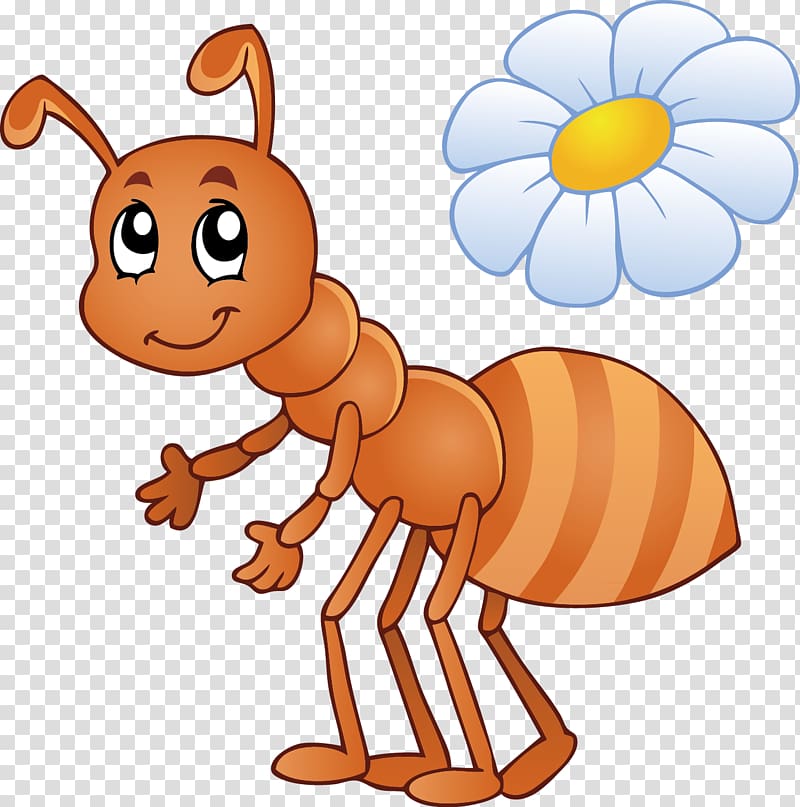 Ant Insect Cartoon , Ants material transparent background PNG clipart