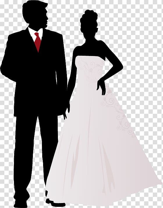 Wedding invitation Marriage , silhouette wedding transparent background PNG clipart