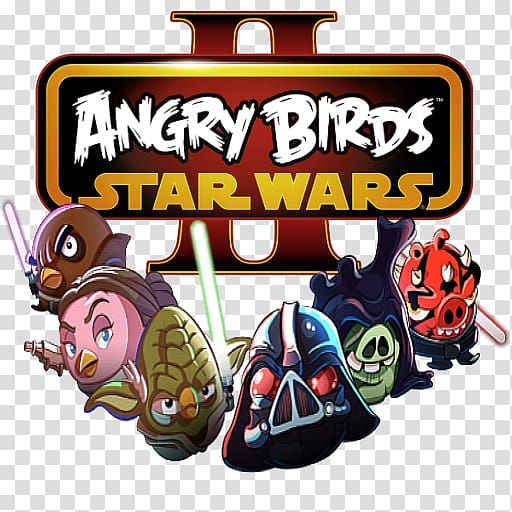 Angry Birds Star Wars II Anakin Skywalker Luke Skywalker Count Dooku, Angry Birds Star Wars II transparent background PNG clipart