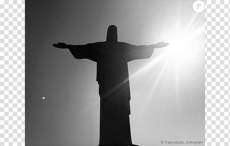 Christ the Redeemer Statue Silhouette Shoulder , Silhouette transparent background PNG clipart
