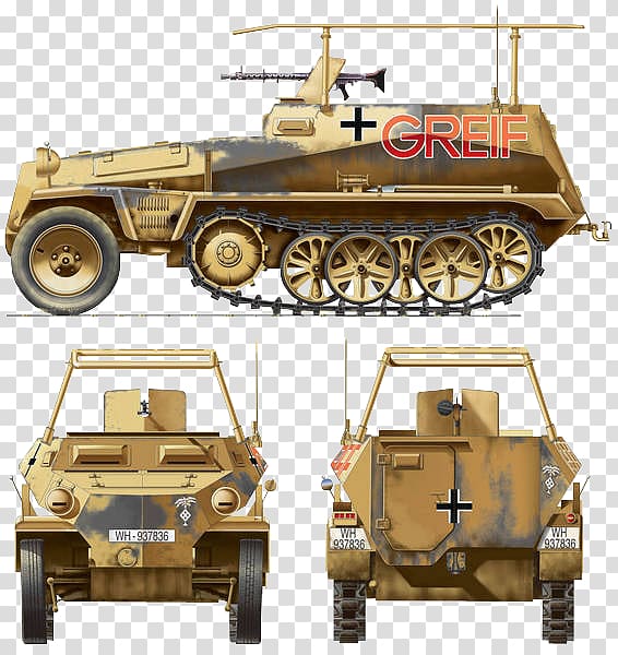 Churchill tank Armored car Second World War Half-track Sd.Kfz. 250, 1st Ss Panzer Division Leibstandarte Ss Adolf Hitler transparent background PNG clipart