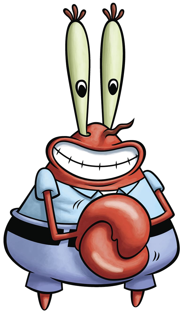 Mr. Krabs Pearl Krabs Plankton and Karen Patrick Star Squidward Tentacles, crab transparent background PNG clipart