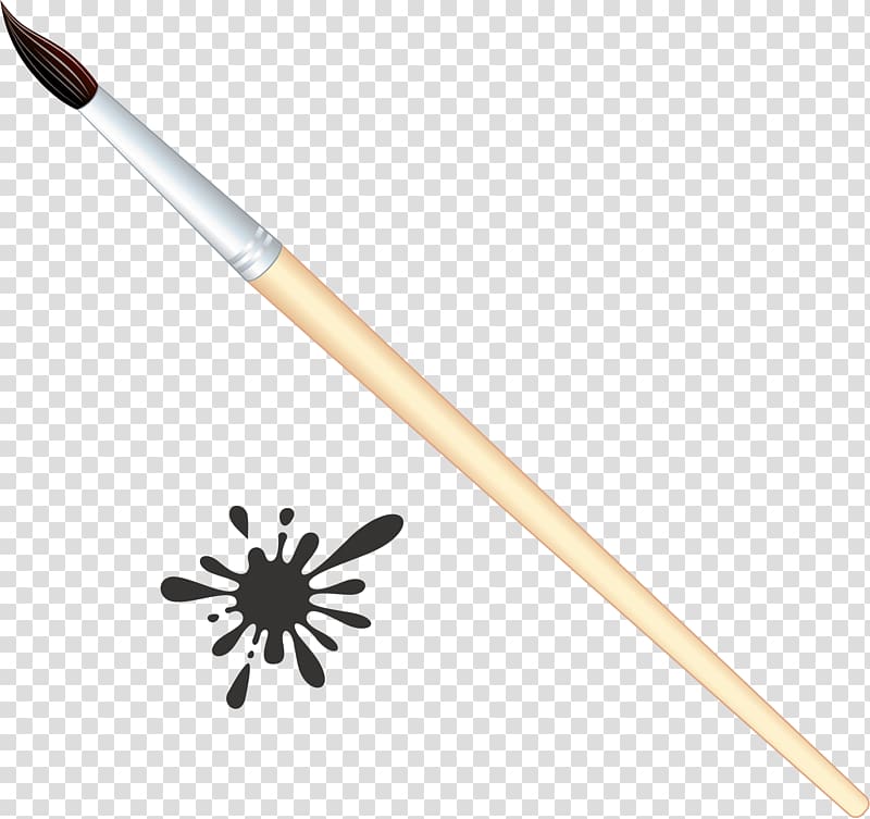 Ink brush, Pen material transparent background PNG clipart