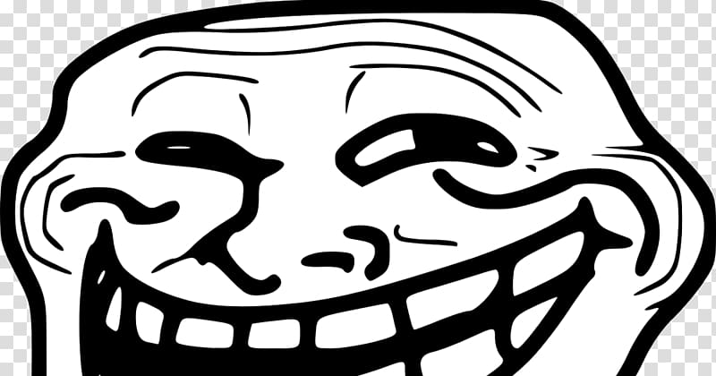 Internet troll Trollface Rage comic U mad Internet meme, No Troll Left Behind transparent background PNG clipart