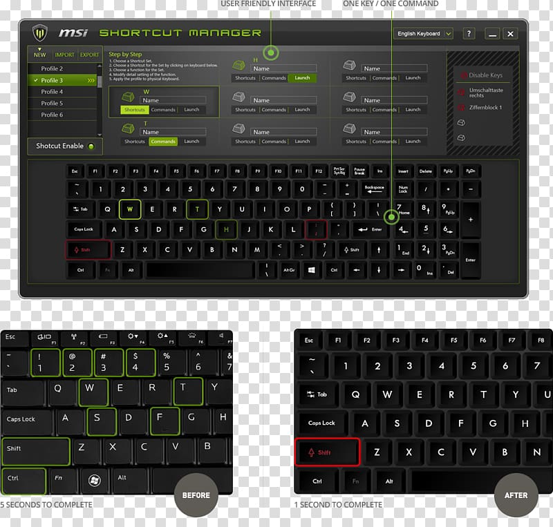 Computer keyboard Numeric Keypads Space bar Touchpad Laptop, Laptop transparent background PNG clipart