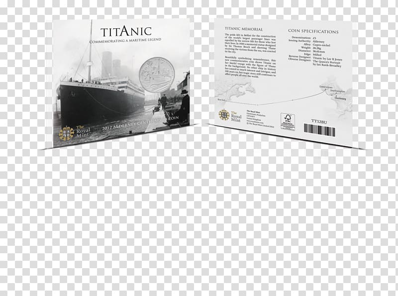 Royal Mint Coin RMS Titanic, titanic transparent background PNG clipart