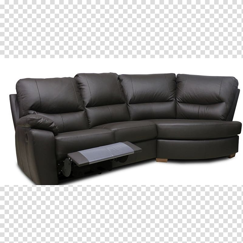 Recliner Couch Living room Furniture Bonded leather, corner sofa transparent background PNG clipart