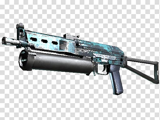 PP-19 Bizon Counter-Strike: Global Offensive Cobalt Halftone PP-Bizon Submachine gun, others transparent background PNG clipart