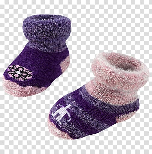 Smartwool Sock Shoe Purple, baby socks transparent background PNG clipart