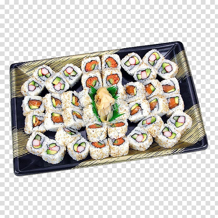 California roll Gimbap Sushi Canapé 07030, sushi transparent background PNG clipart