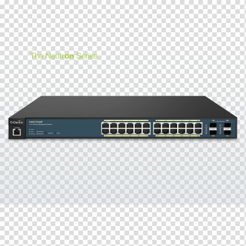 Engenius EWS5912FP 8-port Gigabit Smart Switch Gigabit Ethernet Wireless Access Points Network switch Power over Ethernet, others transparent background PNG clipart
