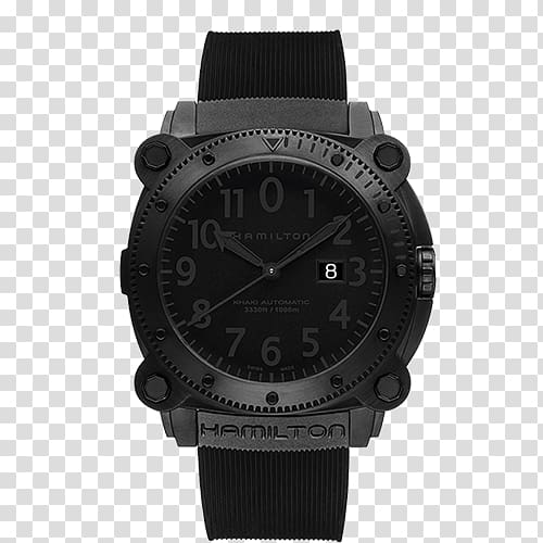 Hamilton Watch Company Automatic watch Rolex Frogman, watch transparent background PNG clipart