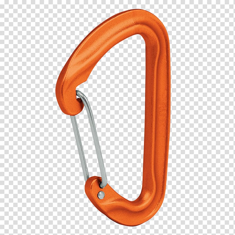 Carabiner Quickdraw Rock climbing Rope, rope transparent background PNG clipart