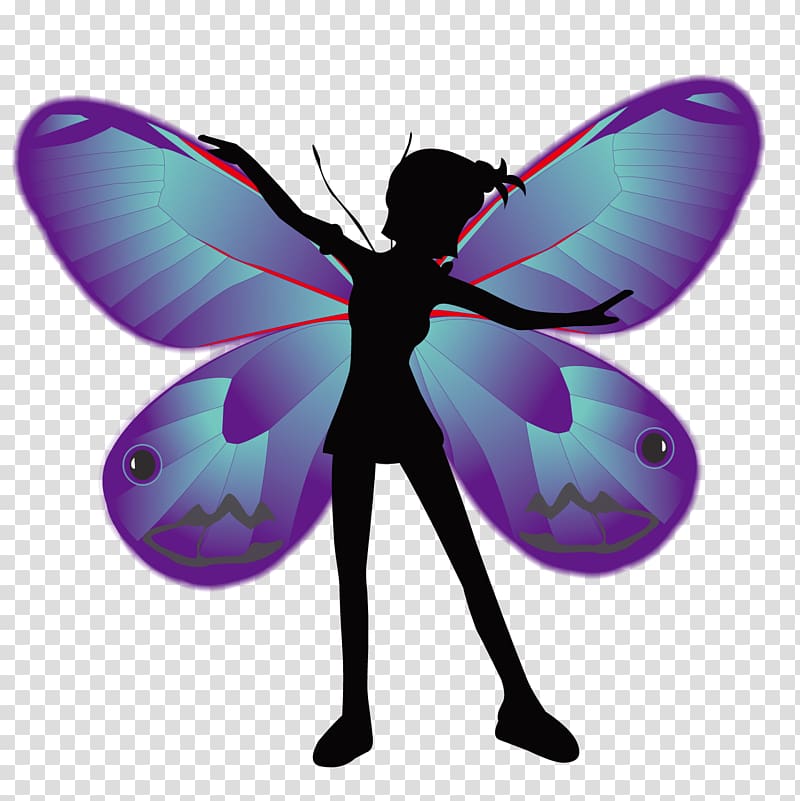 Butterfly , Beautiful flower fairy transparent background PNG clipart