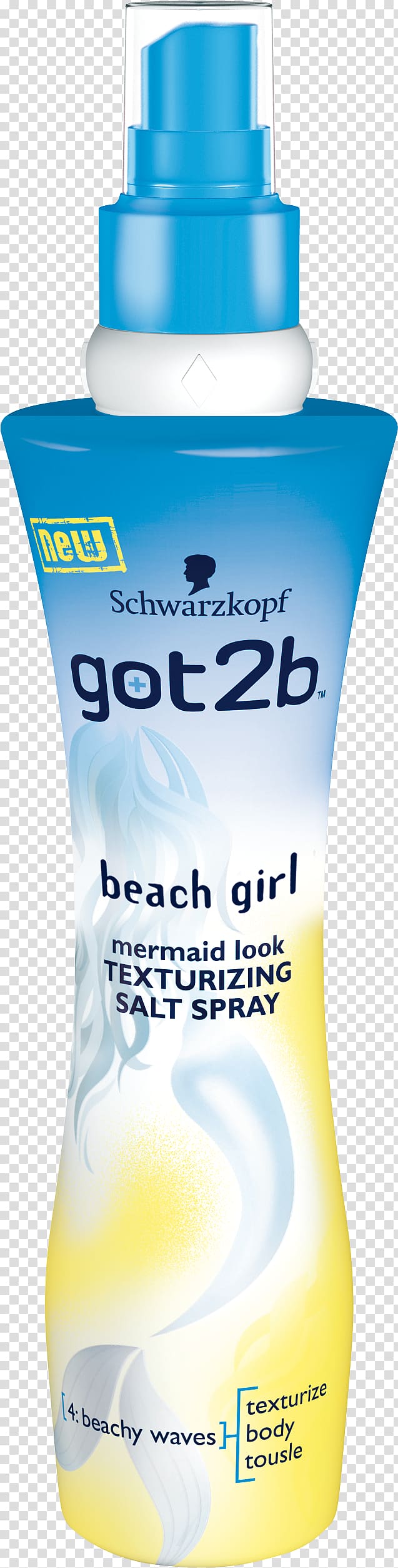 Schwarzkopf Beach Salt göt2b Glued Blasting Freeze Spray Hair, beach transparent background PNG clipart