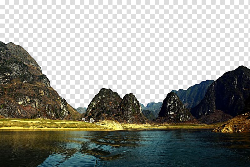 Baise Fukei Screensaver , Baise Haokun Lake Scenic transparent background PNG clipart