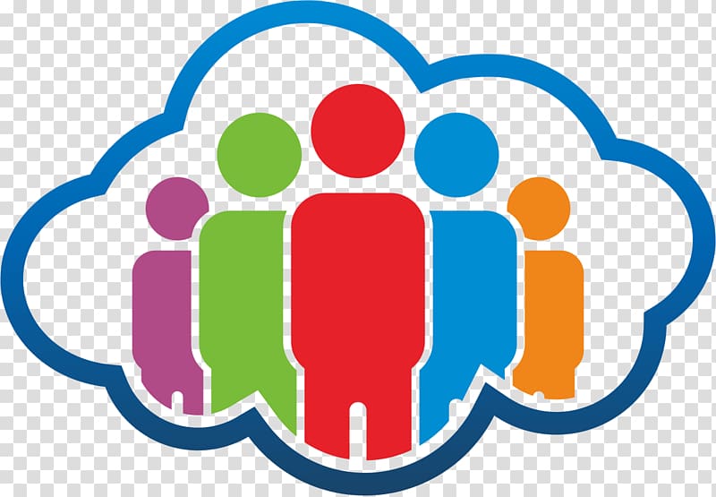 cloud group illustration, HR staff transparent background PNG clipart