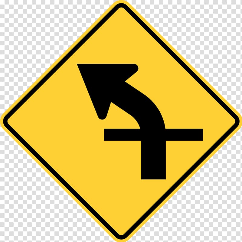 Traffic sign Warning sign Road Manual on Uniform Traffic Control Devices, road transparent background PNG clipart