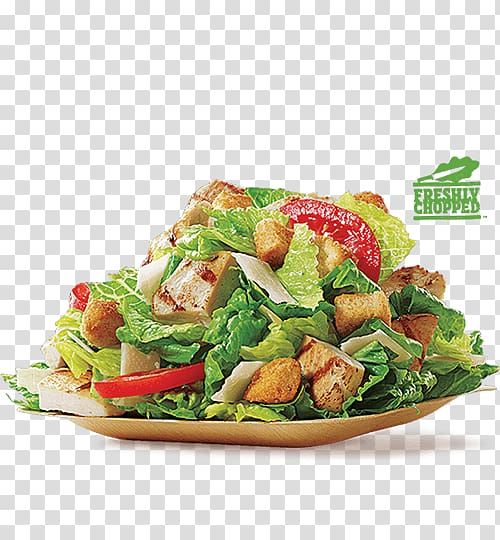 Caesar salad Burger King grilled chicken sandwiches Hamburger Chicken salad, salad transparent background PNG clipart