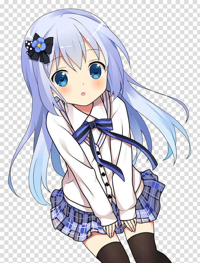 Is the Order a Rabbit? Chino cloth Anime Manga, Anime transparent background PNG clipart