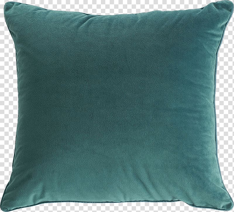 green throw pillow, Green Pillow transparent background PNG clipart