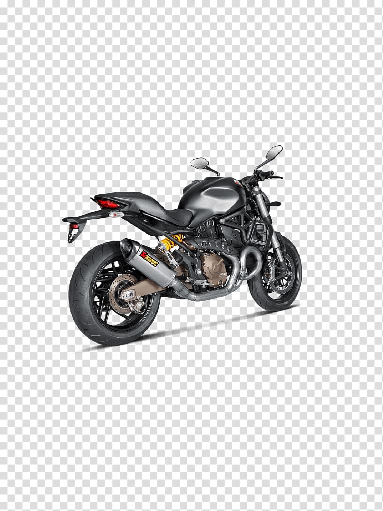 Exhaust system Akrapovič Monster 821 Ducati Monster 1200 Motorcycle, motorcycle transparent background PNG clipart