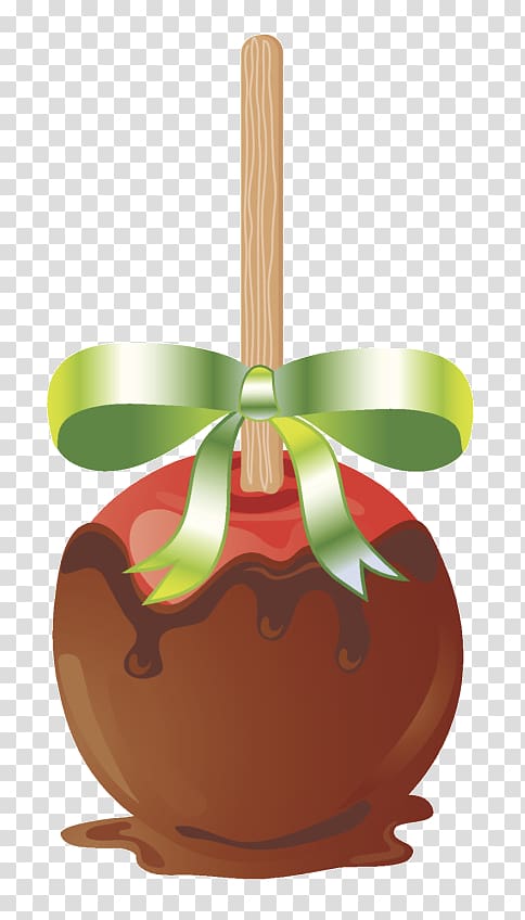 Caramel apple Candy apple Fudge , candy transparent background PNG clipart