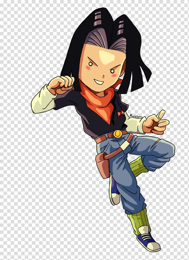 Android 17 Android 18 Goku Dragon Ball, goku transparent background PNG clipart