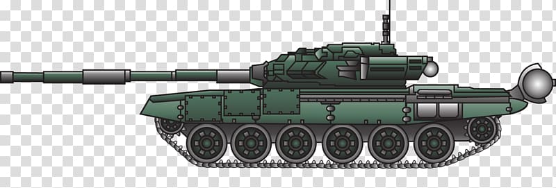 Tank Gun turret Self-propelled artillery Self-propelled gun, 90's Nineties transparent background PNG clipart