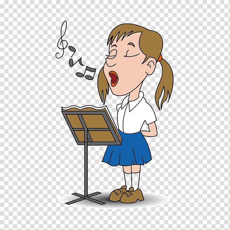 Singing Euclidean , Singing girl transparent background PNG clipart