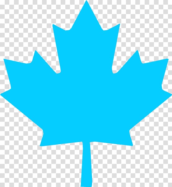 blue maple leaf , Canada Maple leaf , Maple Leaf transparent background PNG clipart