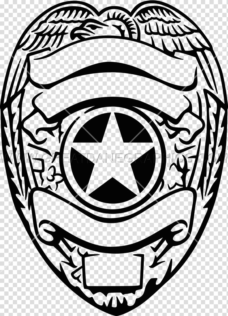 Download Badge Police officer Thin Blue Line Drawing, Transfer ...