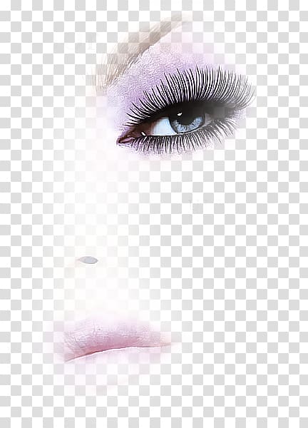 Eyelash extensions Eye Shadow Close-up, Eye transparent background PNG clipart