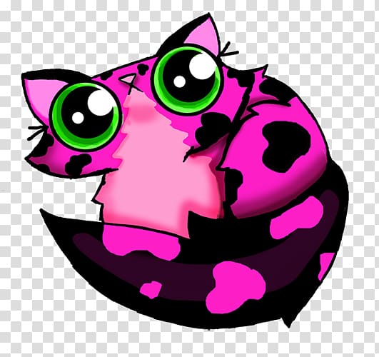Snout Cartoon Pink M , FUNNY CAT transparent background PNG clipart