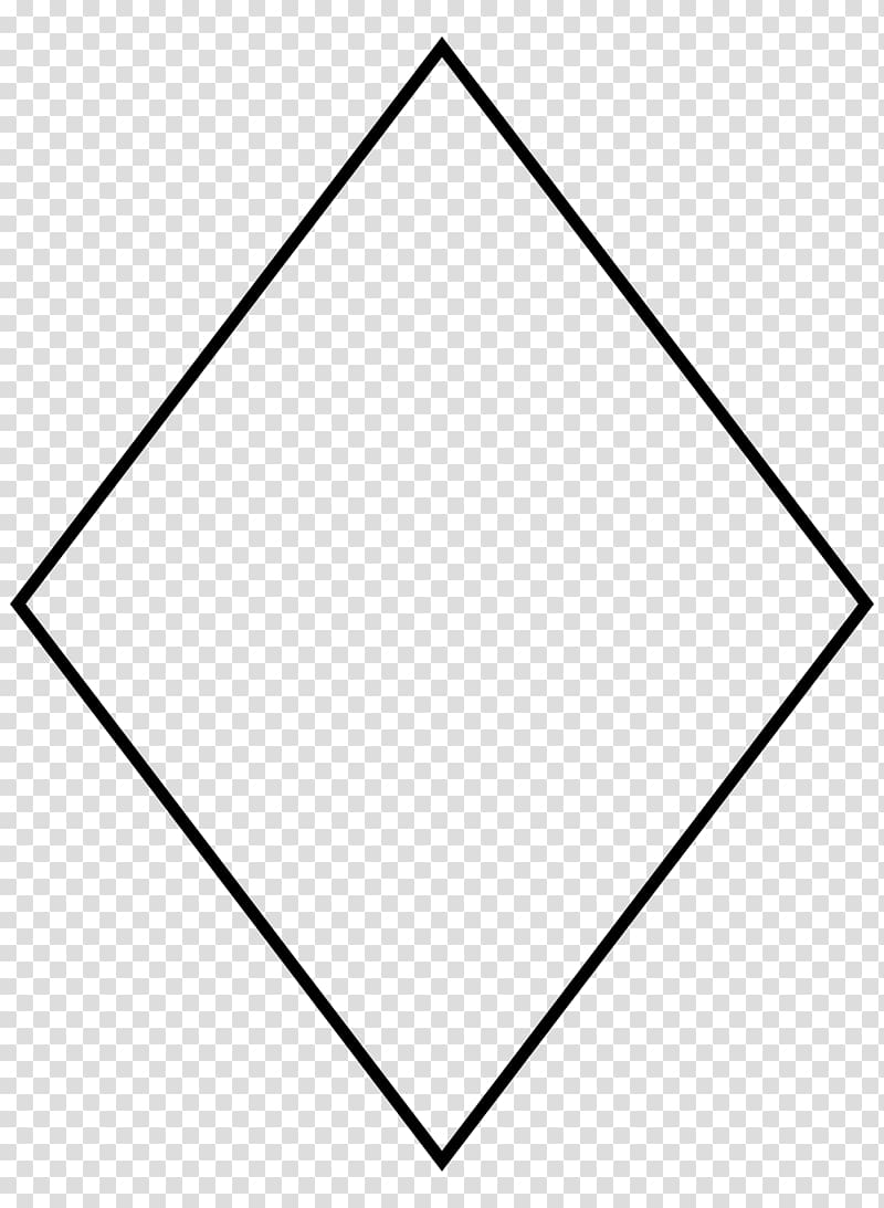 Rhombus , diamond shape transparent background PNG clipart
