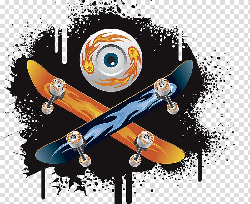 Skateboarding Roller skates Longboard, Skateboard skating transparent background PNG clipart