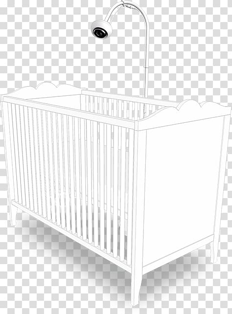 Bed frame Cots Bathroom, crib Baby transparent background PNG clipart