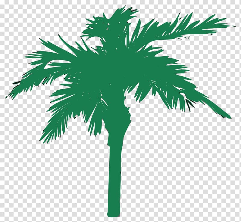 Asian palmyra palm Silhouette, postmark design transparent background PNG clipart