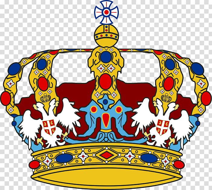 Crown Regalia of Serbia King, crown transparent background PNG clipart