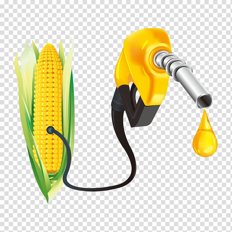 corn with gas pump , Algae fuel Fossil fuel Biofuel Biomass, Energy and Environmental Protection transparent background PNG clipart