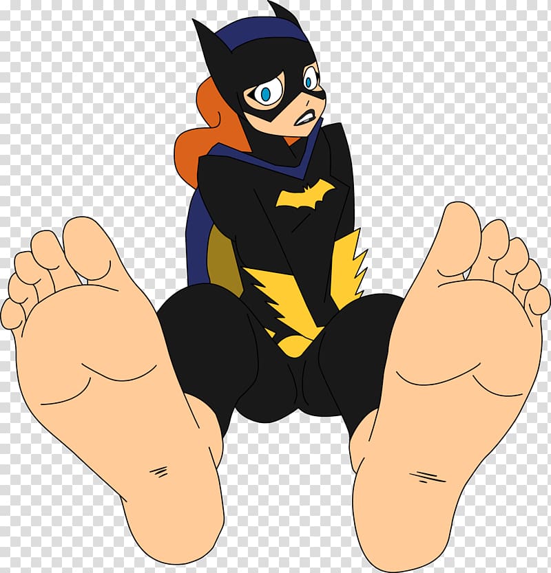 Batgirl Barbara Gordon Catwoman Foot Sole, batgirl transparent background PNG clipart