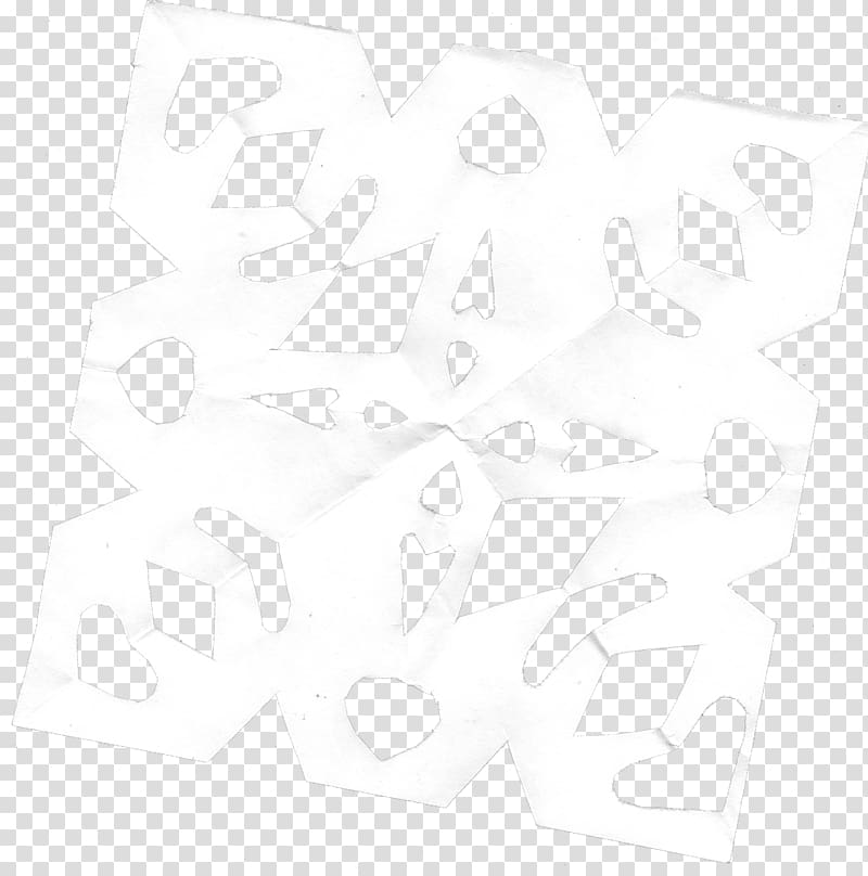 Paper White Line art Pattern, John Goodman transparent background PNG clipart