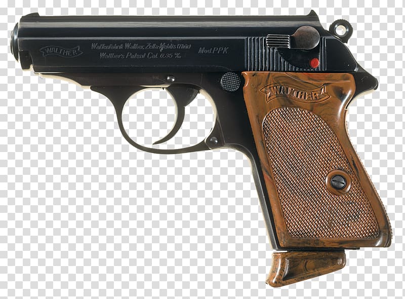 Pistolet Walther PPK Carl Walther GmbH Firearm .32 ACP, weapon transparent background PNG clipart