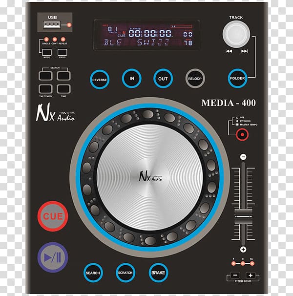 Sound CDJ Disc jockey DJ mixer DJ controller, dj set transparent background PNG clipart