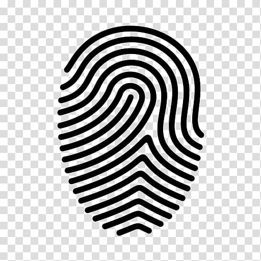 black thumb mark illustration, Fingerprint Computer Icons Touch ID, fingerprints transparent background PNG clipart