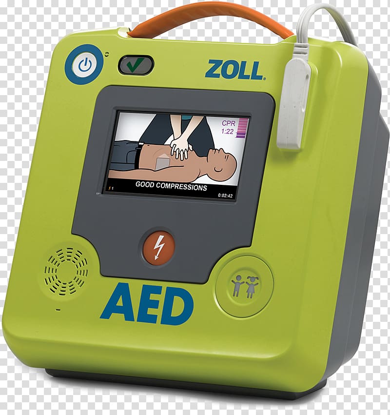 Automated External Defibrillators Defibrillation Lifepak Cardiopulmonary resuscitation Medical device, aed transparent background PNG clipart