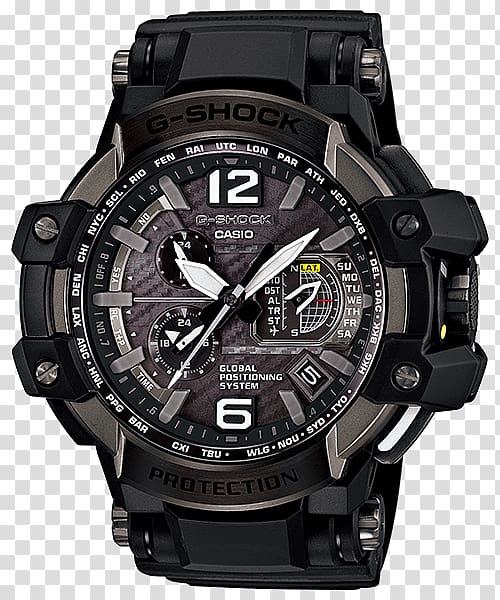Master of G G-Shock GPW-1000 Watch Casio Wave Ceptor, watch transparent background PNG clipart